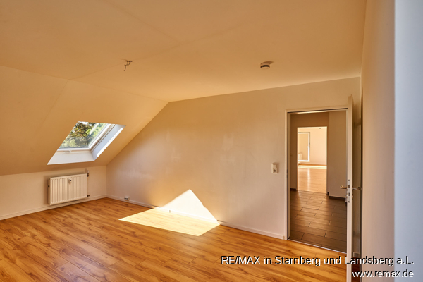Schlafzimmer Dachgeschosswohnung Gilching