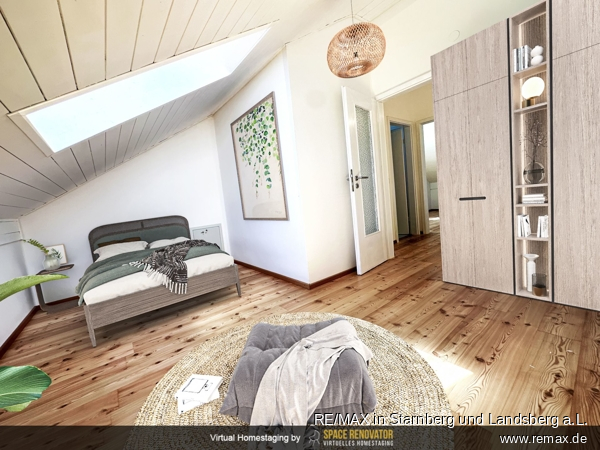 G�stezimmer virtuell m�bliert Reihenendhaus Utting