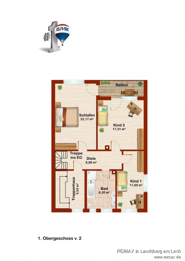 Grundriss OG Variante Mehrfamilienhaus Graben