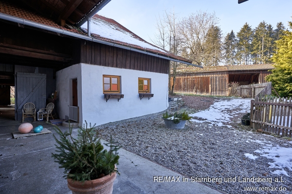 Innenhof Bauernhaus Waal