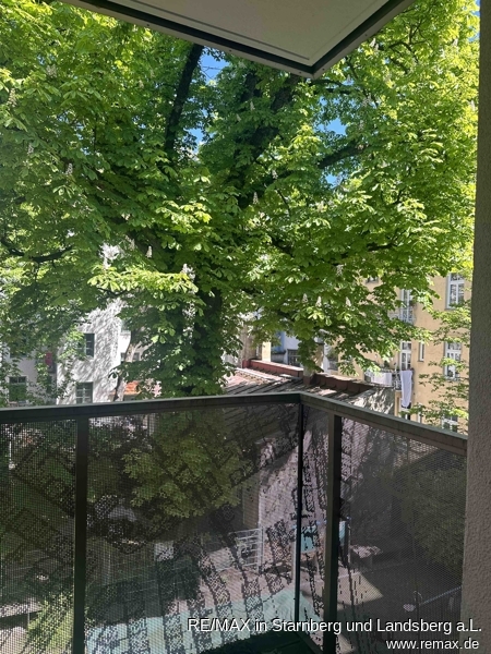 Balkon bei G�ste/Arbeitstimmer Etagenwohnung M�nchen