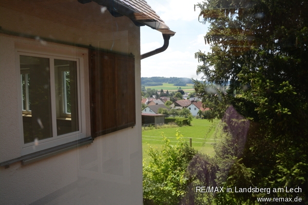 Sch�nster Ausblick nach Westen aus dem OG Doppelhaush�lfte Dinkelscherben
