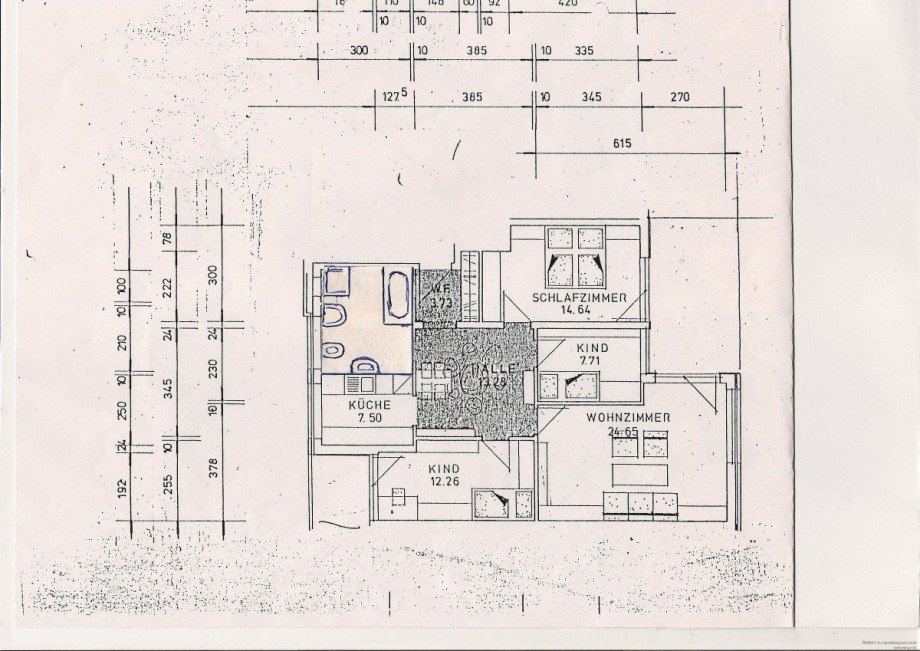 Grundriss Wohnung Etagenwohnung Augsburg