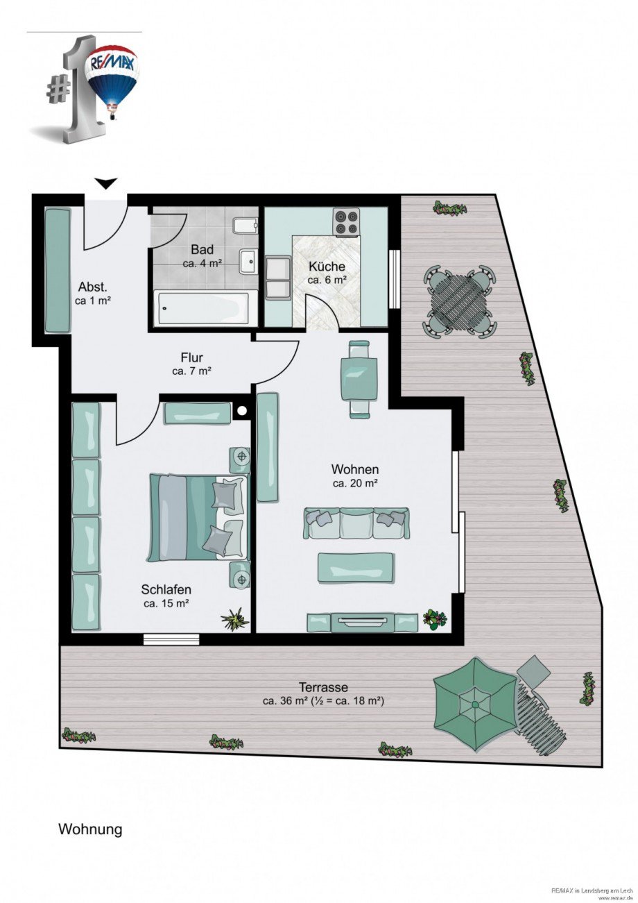 Grundriss Etagenwohnung M�nchen