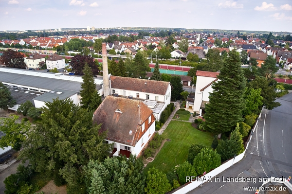 Gesamtes Areal von Westen Haus Egelsbach