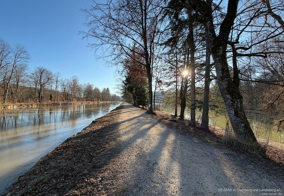 Umgebung_Isarauen Winter Dachgeschosswohnung M�nchen