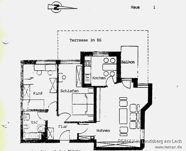 Grundriss Etagenwohnung Landsberg