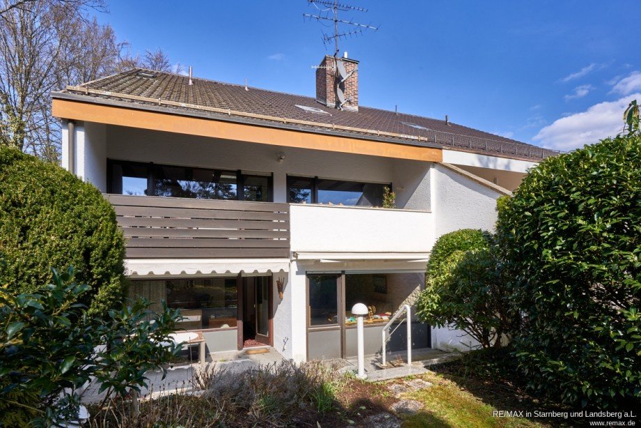 Terrasse und Balkon Doppelhaush�lfte Vaterstetten