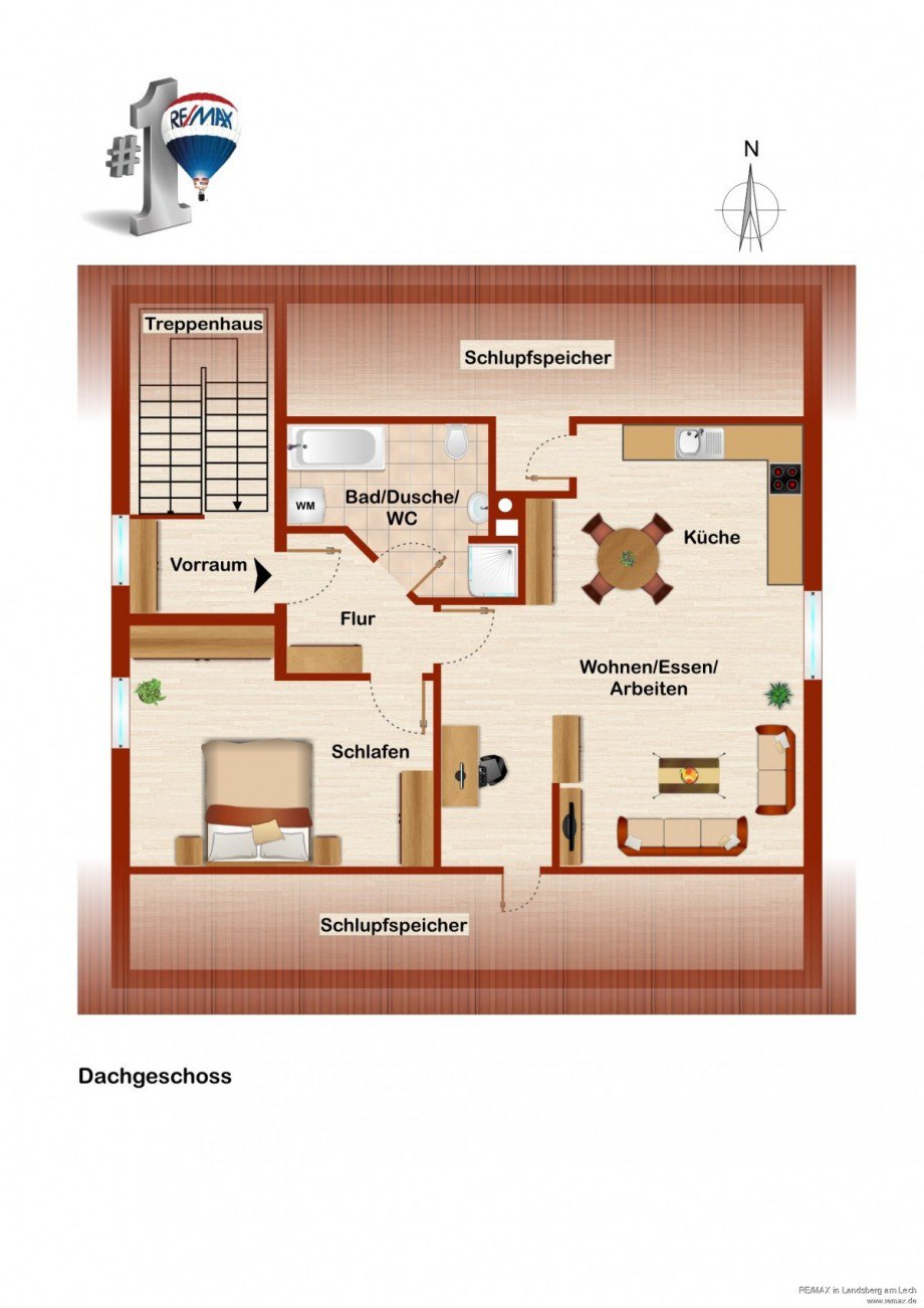 Grundriss Wohnung Erdgeschosswohnung Vilgertshofen