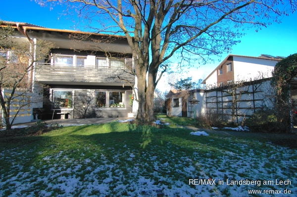 S�dansicht Doppelhaush�lfte Inning am Ammersee