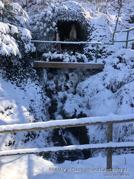 Umfeld Winter Quelle Einfamilienhaus Apfeltrach