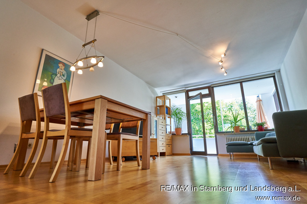 Wohnzimmer Etagenwohnung M�nchen / Sendling