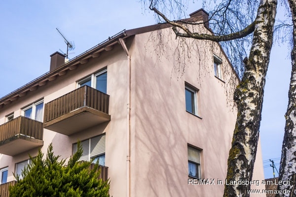 Die Wohnung von Au�en Etagenwohnung Augsburg