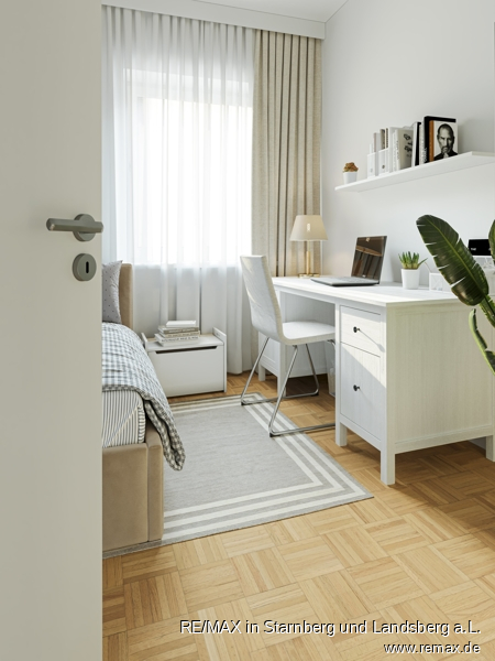 Kinder-/G�stezimmer - digital eingerichtet Etagenwohnung M�nchen
