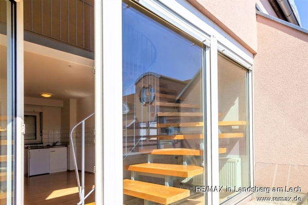 S�dseite mit Dachterrasse Maisonettewohnung N�rnberg