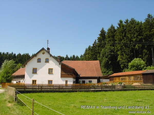 Haus und Umfeld Waal Bauernhaus V E R K A U F T: Sanierter Bauernhof mit Weide nahe Landsberg a.L