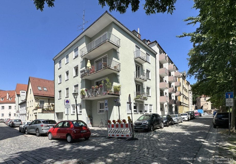 Umfeld vor dem Haus Erdgeschosswohnung Augsburg