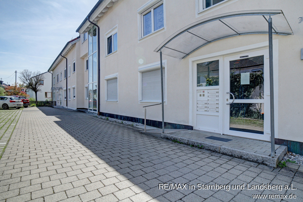 3 Hauseingang Erdgeschosswohnung Weilheim in Oberbayern