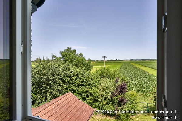 Aussicht Wohnen Arbeiten 1 im DG Einfamilienhaus Hurlach