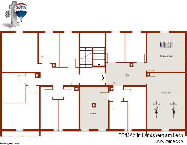 Grundriss Keller Etagenwohnung Augsburg