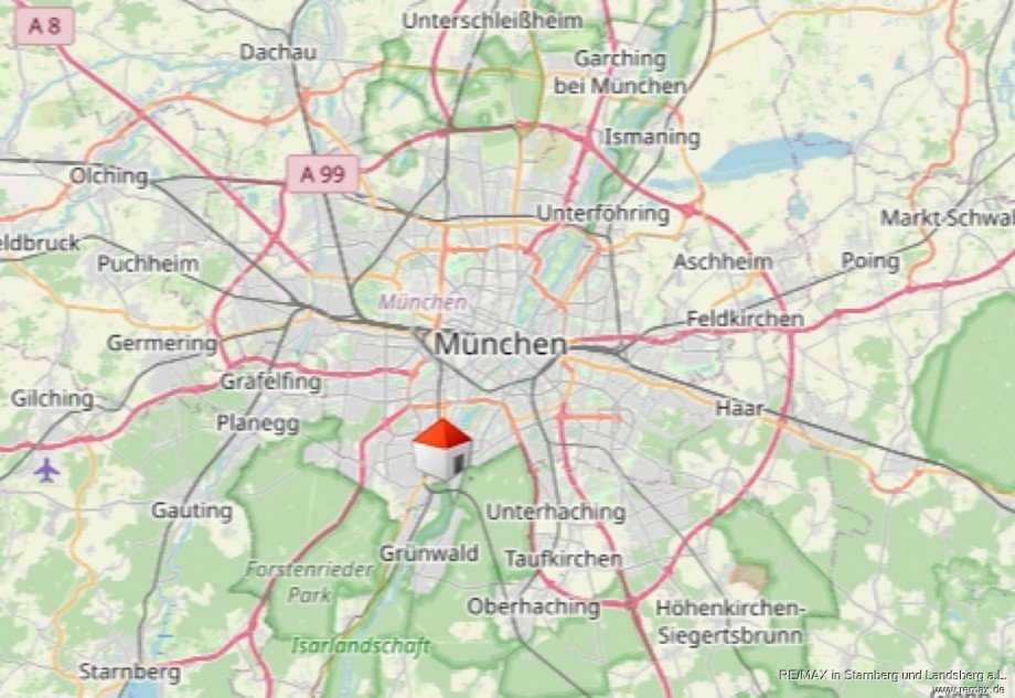 Makrolage Dachgeschosswohnung M�nchen