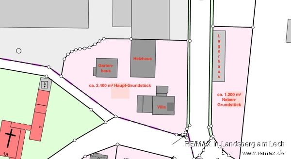 Grundst�cks-Plan Haus Egelsbach