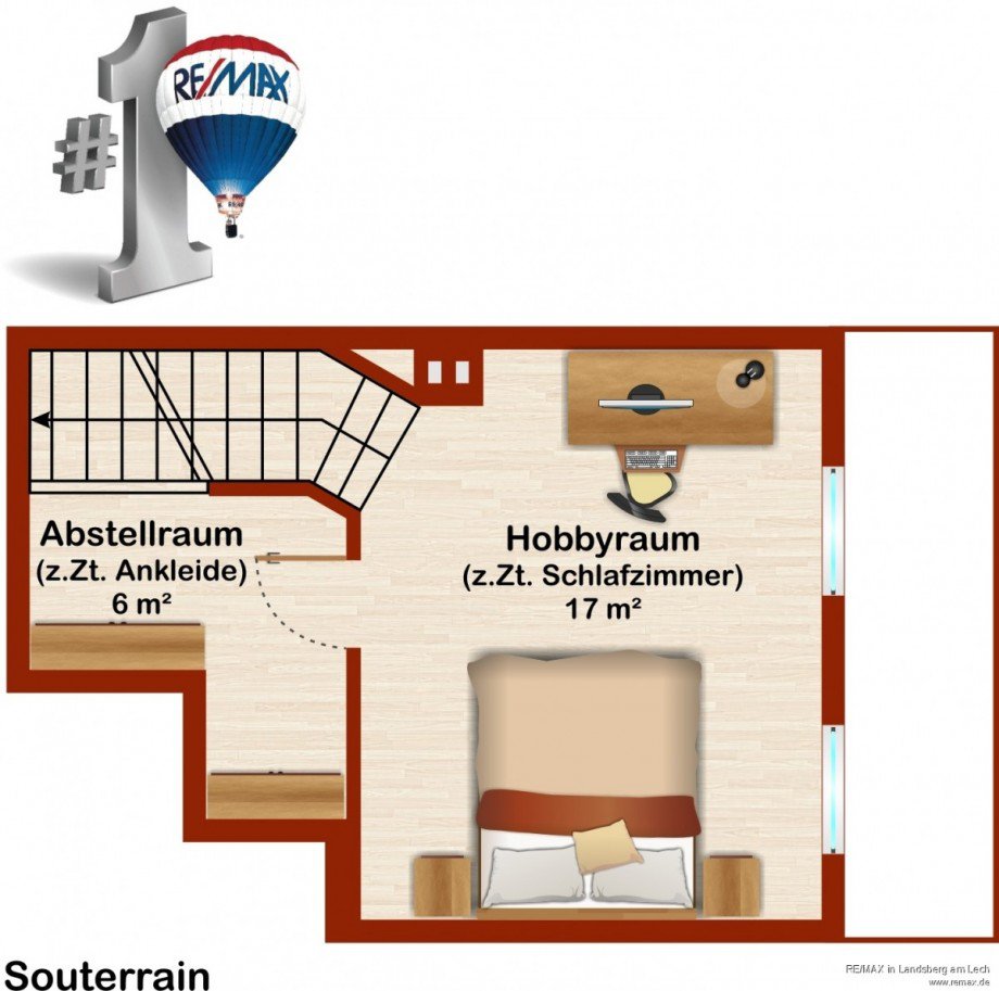 Grundriss Souterrain Erdgeschosswohnung M�nchen