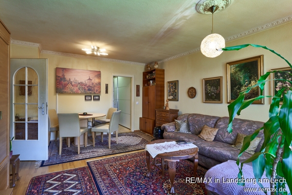Wohnzimmer Erdgeschosswohnung Stadtbergen