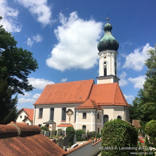Umfeld Kirche Wohngrundst�ck Geltendorf