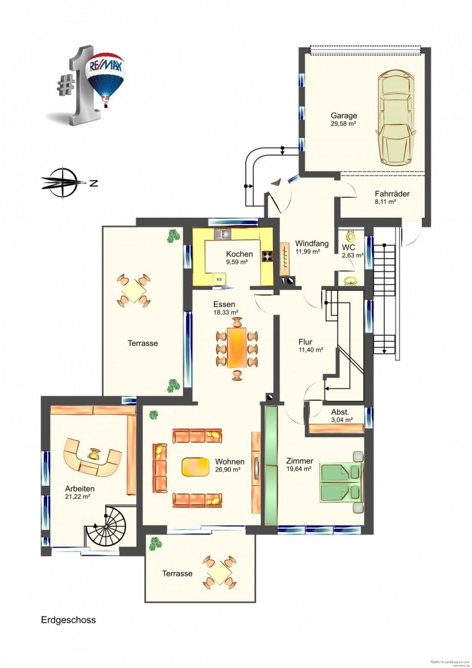 Erdgeschoss Einfamilienhaus Kaufering