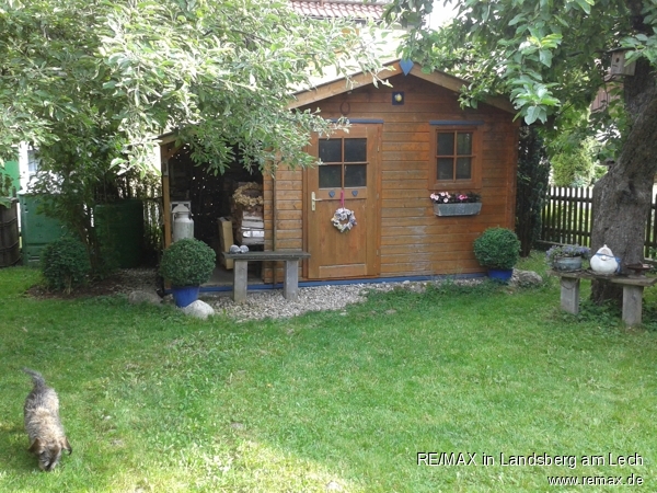 Gartenhaus Doppelhaush�lfte Kaufering