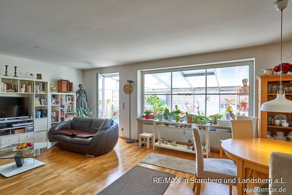 Wohnzimmer Erdgeschosswohnung Windach