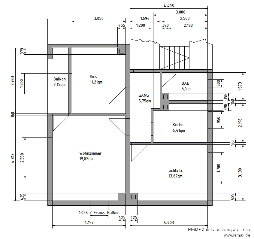Grundriss Wohnung Etagenwohnung K�nigsbrunn