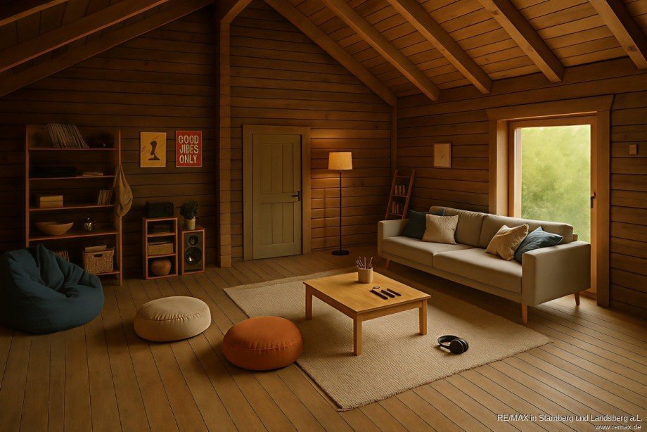 Chill-Out-Area - Designvorschlag mit Ki Einfamilienhaus Mallersdorf-Pfaffenberg / Oberellenbach