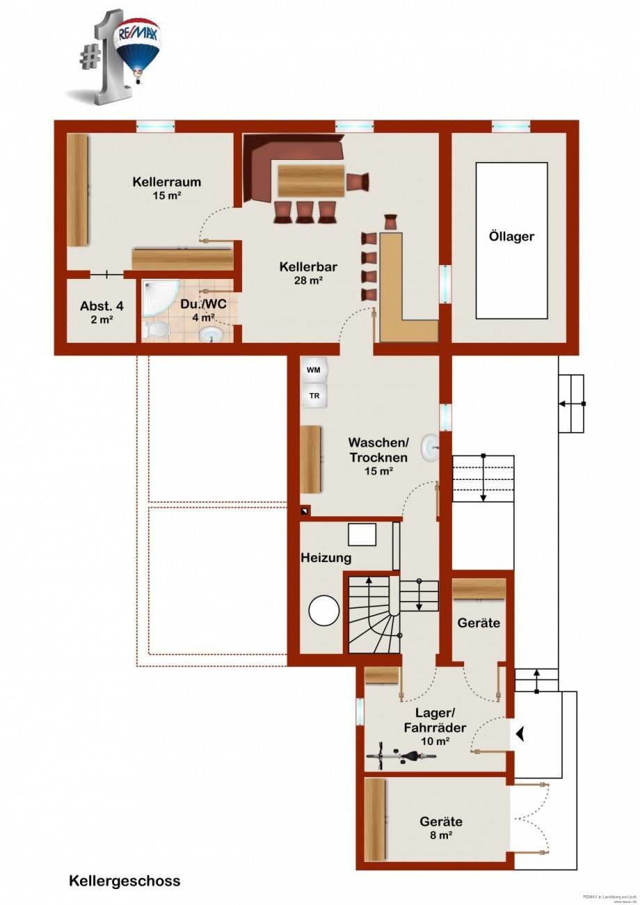 Kellergeschoss Einfamilienhaus Aindling