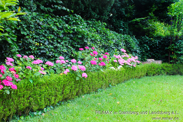 Garten Doppelhaush�lfte M�nchen