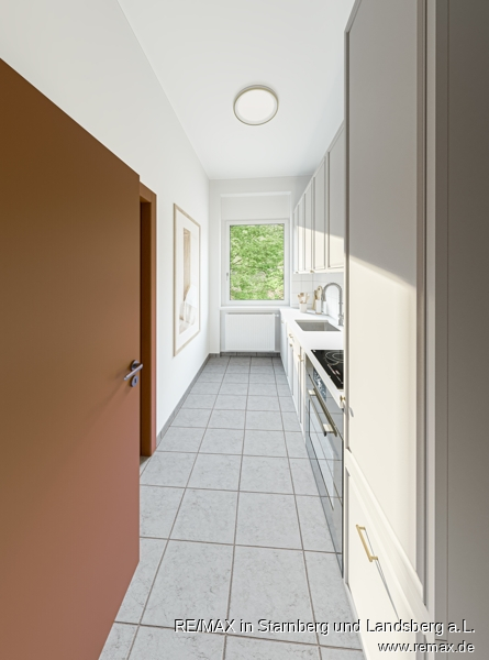 OG Wohnung K�che - digital eingerichtet Haus Maulbronn