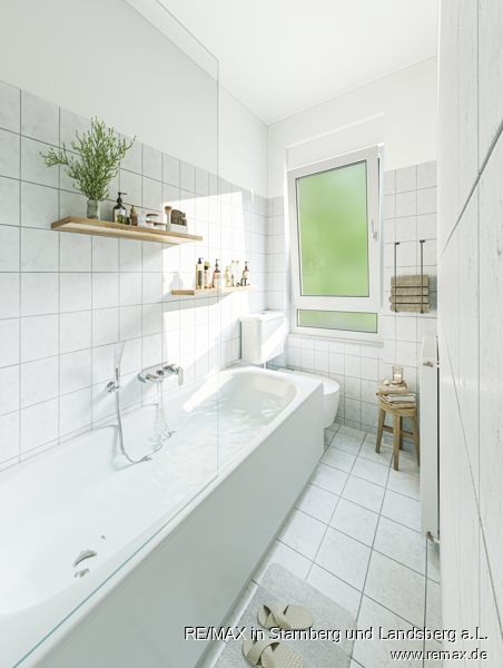 OG Wohnung Bad - digital eingerichtet Haus Maulbronn