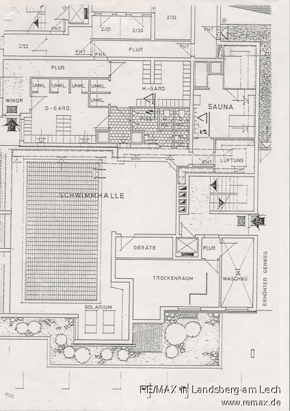 Grundriss Schwimmbad Etagenwohnung Augsburg