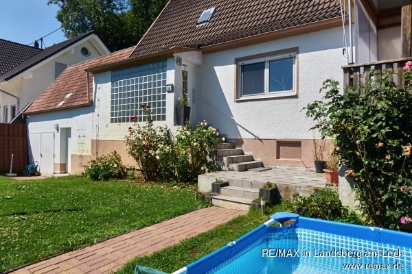 S�d-Ansicht Einfamilienhaus Aindling