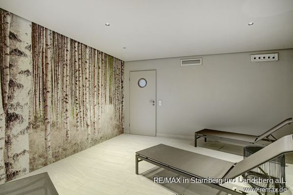Wellnessbereich Ruheraum Erdgeschosswohnung M�nchen