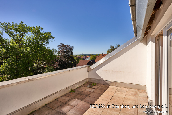 Terrasse Dachgeschosswohnung Gilching