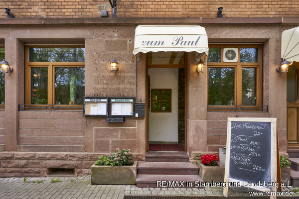 Eingang zum Restaurant Haus Maulbronn