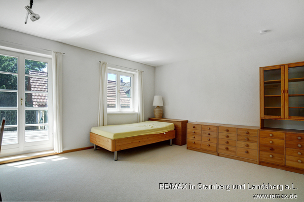 Schlafzimmer OG Gartenfl�gel Bauernhaus Starnberg / Hanfeld