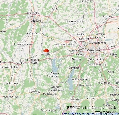 Lage in der Region Wohngrundst�ck Geltendorf