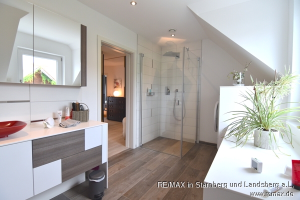Badezimmer Dachgeschosswohnung Landsberg am Lech