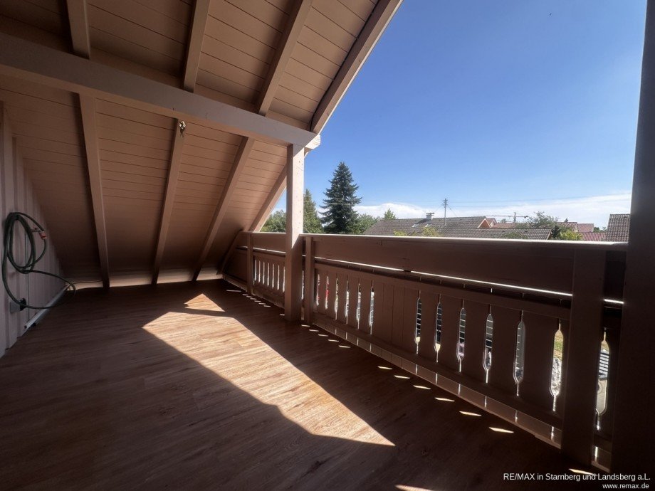 Balkon Dachgeschosswohnung Thaining
