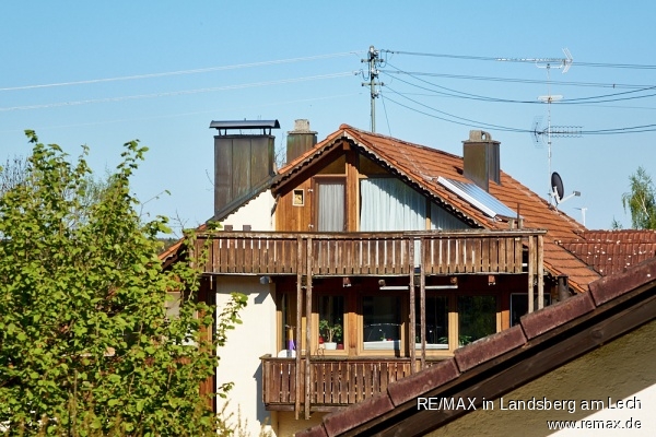 Balkone DG und Dachspitz r�ckseitig Haus Jengen