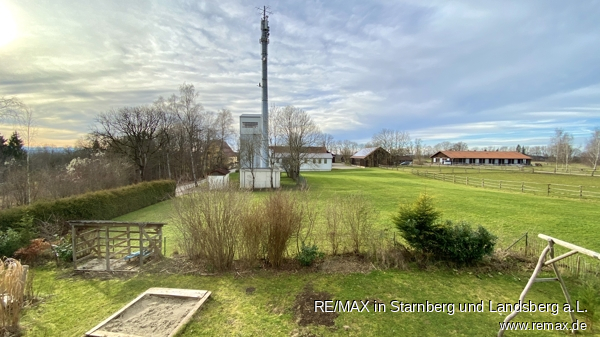 Blick nach Westen Einfamilienhaus Landsberg am Lech
