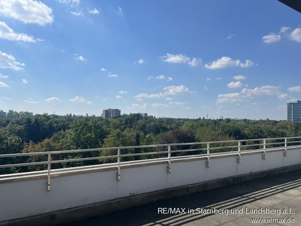 Ausblick Dachterrasse Etagenwohnung M�nchen / Bogenhausen